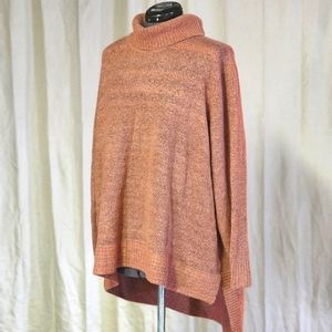 NWT Women's Plus Size New Directions 3X Mauve Knit Asymmetrical Sweater